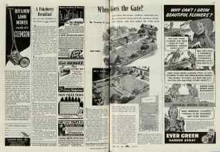 Better Homes & Gardens June 1939 Magazine Article: Where Goes the Gate?