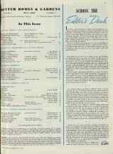 Better Homes & Gardens July 1939 Magazine Article: ACROSS THE Editor's Desk