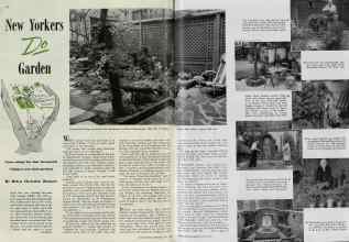Better Homes & Gardens July 1939 Magazine Article: New Yorkers Do Garden