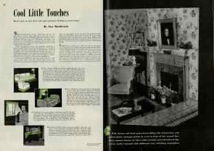 Better Homes & Gardens July 1939 Magazine Article: Cool Little Touches
