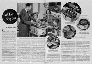 Better Homes & Gardens July 1939 Magazine Article: Cook Hot, Keep Cool