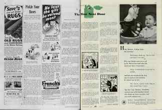 Better Homes & Gardens August 1939 Magazine Article: The Man Next Door