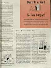 Better Homes & Gardens September 1939 Magazine Article: Don't Be So Kind To Your Burglar!