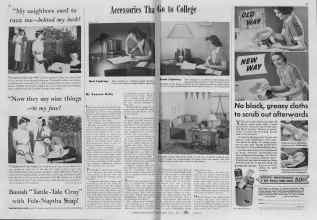 Better Homes & Gardens September 1939 Magazine Article: Accessories That Go to College