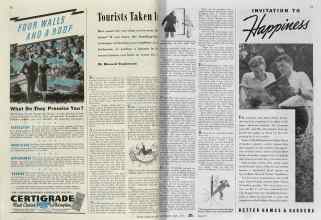 Better Homes & Gardens September 1939 Magazine Article: Tourists Taken ...