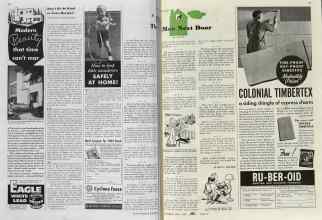 Better Homes & Gardens September 1939 Magazine Article: The Man Next Door