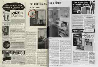 Better Homes & Gardens September 1939 Magazine Article: The Room That ... From a Picture