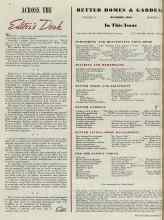 Better Homes & Gardens October 1939 Magazine Article: ACROSS THE Editor's Desk