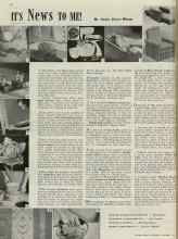 Better Homes & Gardens October 1939 Magazine Article: IT'S News TO ME!