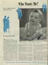 Better Homes & Gardens October 1939 Magazine Article: Who Wants Me?