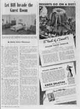 Better Homes & Gardens October 1939 Magazine Article: Let Bill Invade the Guest Room