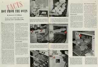 Better Homes & Gardens October 1939 Magazine Article: FACTS HOT FROM THE OVEN