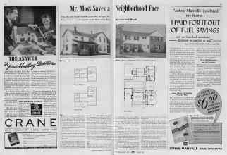 Better Homes & Gardens October 1939 Magazine Article: Mr. Moss Saves a Neighborhood Face