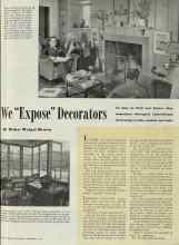 Better Homes & Gardens November 1939 Magazine Article: We 