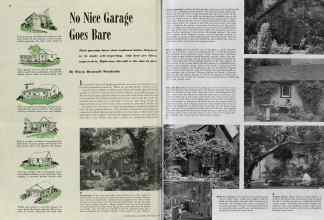 Better Homes & Gardens November 1939 Magazine Article: No Nice Garage Goes Bare