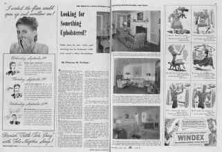 Better Homes & Gardens November 1939 Magazine Article: Looking for Something Upholstered?