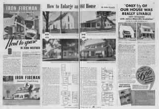 Better Homes & Gardens November 1939 Magazine Article: How to Enlarge an Old House