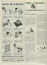 Better Homes & Gardens December 1939 Magazine Article: THE DIARY of a Plain Dirt Gardener