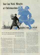 Better Homes & Gardens December 1939 Magazine Article: You Can Work Miracles at Christmastime