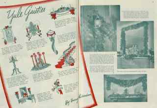 Better Homes & Gardens December 1939 Magazine Article: Yule Gaieties