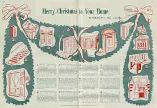 Better Homes & Gardens December 1939 Magazine Article: Merry Christmas to Your Home
