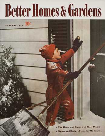 Better Homes & Gardens January 1940 Magazine Cover