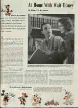 Better Homes & Gardens January 1940 Magazine Article: At Home With Walt Disney