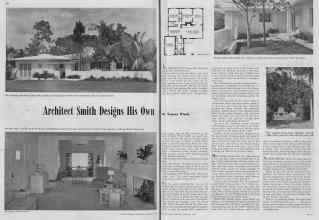 Better Homes & Gardens January 1940 Magazine Article: Architect Smith Designs His Own
