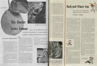 Better Homes & Gardens January 1940 Magazine Article: This Hoosier Grows Lemons