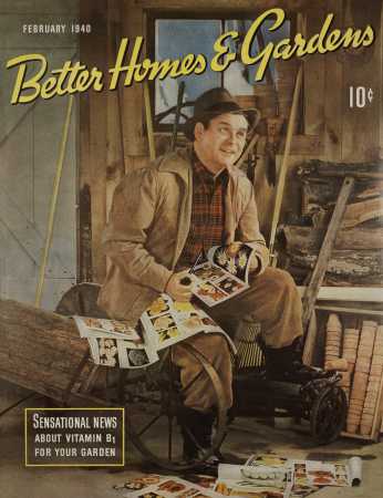 Better Homes & Gardens February 1940 Magazine Cover