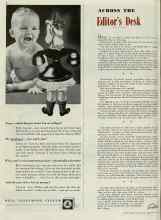 Better Homes & Gardens February 1940 Magazine Article: ACROSS THE Editor's Desk