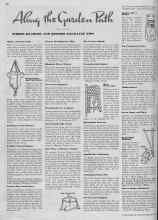 Better Homes & Gardens February 1940 Magazine Article: Along the Garden Path