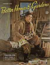 Better Homes & Gardens February 1940 Magazine Cover