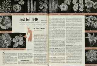 Better Homes & Gardens February 1940 Magazine Article: Best for 1940
