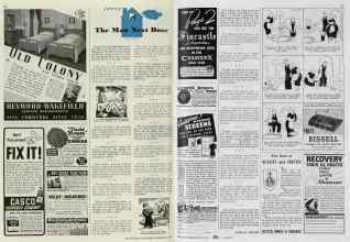 Better Homes & Gardens February 1940 Magazine Article: The Man Next Door