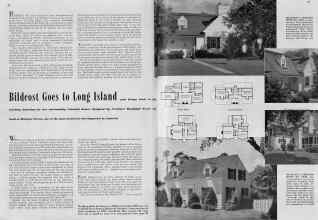 Better Homes & Gardens March 1940 Magazine Article: Bildcost Goes to long Island