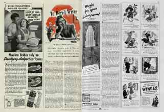 Better Homes & Gardens March 1940 Magazine Article: To Bored Wives