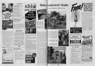 Better Homes & Gardens March 1940 Magazine Article: Florida Garden-lovers' Paradise