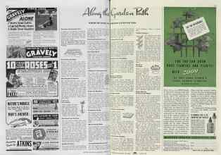 Better Homes & Gardens March 1940 Magazine Article: Along the Garden Path