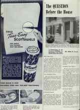 Better Homes & Gardens April 1940 Magazine Article: The QUESTION Before the House