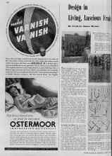 Better Homes & Gardens April 1940 Magazine Article: Design in Living, Luscious Fruit