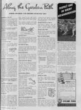 Better Homes & Gardens April 1940 Magazine Article: Along the Garden Path