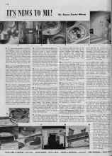 Better Homes & Gardens April 1940 Magazine Article: IT'S NEWS TO ME!