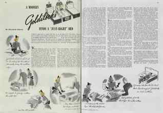 Better Homes & Gardens April 1940 Magazine Article: A MODERN Goldilocks FINDS A 