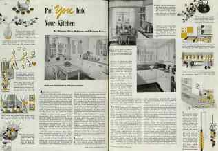 Better Homes & Gardens April 1940 Magazine Article: Put you Into Your Kitchen