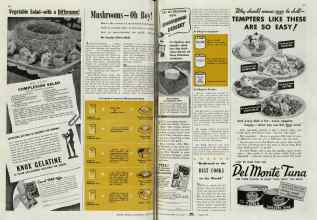 Better Homes & Gardens April 1940 Magazine Article: Mushrooms--Oh Boy!