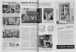 Better Homes & Gardens April 1940 Magazine Article: Planned to the Last Inch