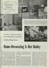 Better Homes & Gardens May 1940 Magazine Article: Home-Decorating Is Her Hobby
