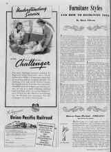 Better Homes & Gardens May 1940 Magazine Article: Furniture Styles AND HOW TO RECOGNIZE THEM