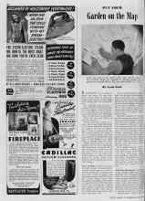 Better Homes & Gardens May 1940 Magazine Article: PUT YOUR Garden on the Map